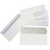 Enveloppes à fenêtre fermeture bande adhésive - Enveloppes blanches