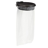 Support sac mural avec couvercle Collec'mur - Poubelles et cendriers