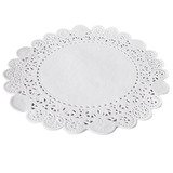 Rond Blanc Dentelle pâtisserie ø12cm - Paquet de 250 - Semelles à gâteaux