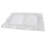 Dentelle Rectangle Papier Blanc pâtisserie 30x40cm - Paquet De 250