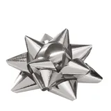 Étoiles adhésives argent effet miroir ø 60 mm - paquet de 76