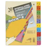 Intercalaires alphabétiques 20 positions