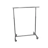 Portant vêment pliable droit - L100 cm - hauteur réglable 120/180 cm