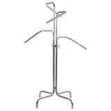 Portant 4 bras inclinés - hauteur réglable 110/180 cm