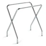 Pied soldeur corbeille métal chromé 84 x 52 x 70 cm - Pied panier soldeur