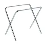 Pied soldeur corbeille métal chromé 77 x 57 x 17 cm - Pied panier soldeur