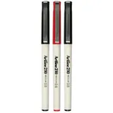 Lot 3 Stylos feutres ARTLINE 210 noir / rouge, pointe fine 0,6 mm
