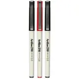 Lot 3 Stylos feutres ARTLINE 210 noir / rouge, pointe fine 0,6 mm