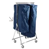 Housse VRP Nylon 40 x 100 cm Bleu marine - Housse vêtement professionnel