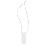 Étiquettes bijouterie rectangle à fil blanc