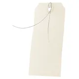 Étiquettes américaines, avec fil de fer 5,7 x 12 cm