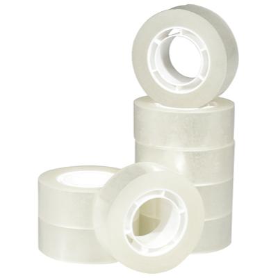 Ruban adhésif transparent 19 mm x 33 m polypropylène 25µ - Lot de 8