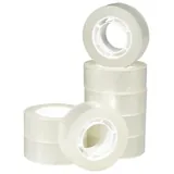 Ruban adhésif transparent 19 mm x 33 m polypropylène 25µ - Lot de 8