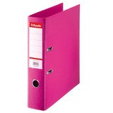 Classeur à levier A4 320 x 290 mm carton 22/10e Dos 7,5 cm Esselte - Rose Fuchsia