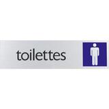 Plaque alu Toilettes Messieurs