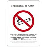 Plaque de signalisation Interdiction de fumer - Plaques PVC