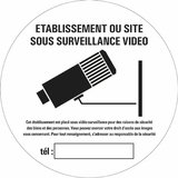 Disque Magasin sous surveillance vidéo - Vinyles adhésifs