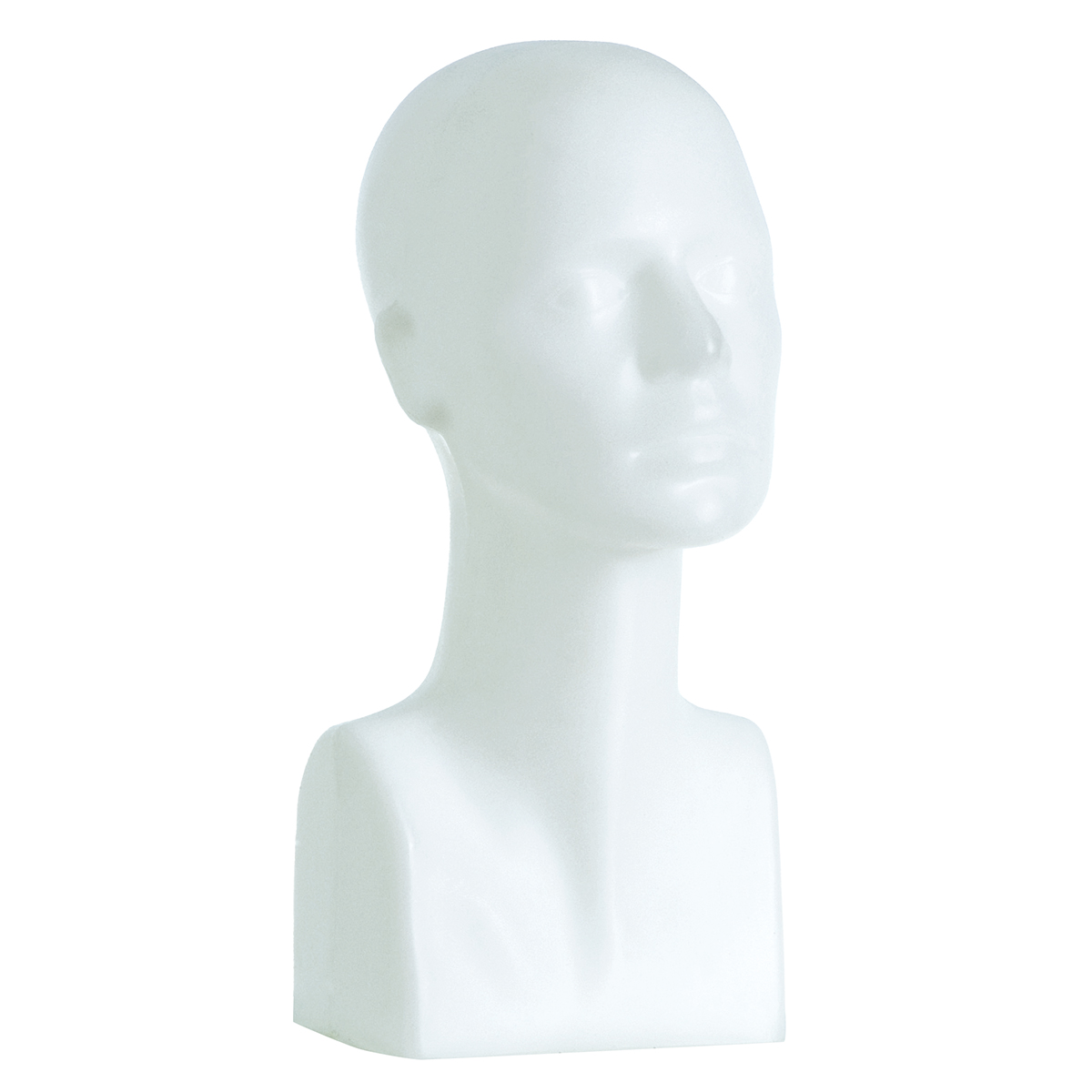 Tête femme plastique H 38 cm