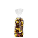 Sachet transparent fond carton 10 x 22 cm polypro 35µ - Sachet confiserie - Sachet bonbons - Lot de 100