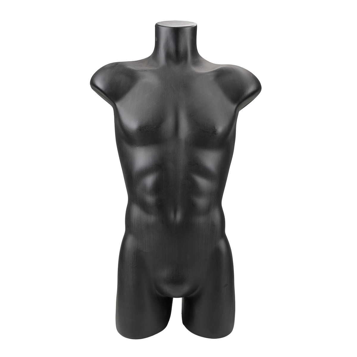 Buste homme plastique H 87 cm - Noir