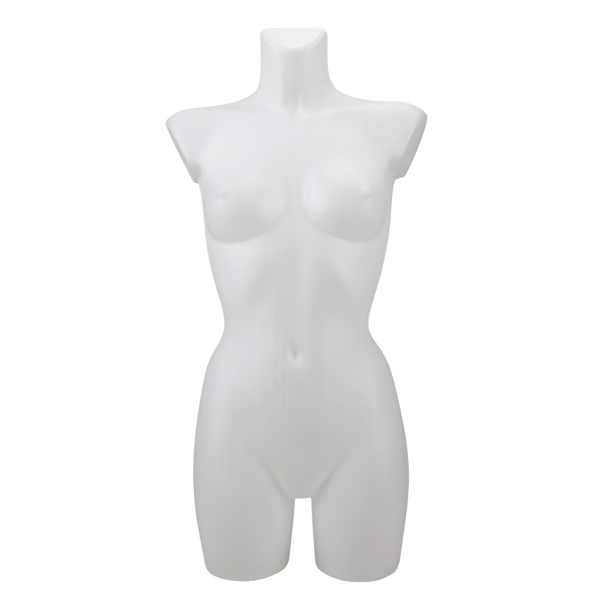 Buste femme blanc plastique H 82 cm