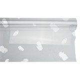 Film fleuriste - Film polypropylène plumes blanches 80 cm x 120 m 35µ 