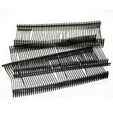 Attache étiquette pour pistolet textile aiguille standard 40mm, polypropylène, noir - Boîte de 5000