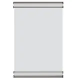 Cadre de porte aluminium A4 - gris