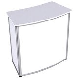 Comptoir compact arrondi transportable