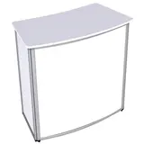 Comptoir compact arrondi transportable