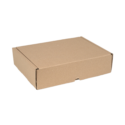 Carton d'expédition brun 27,6 x 20,7 x 7 cm - boîte à oreilles, paquet de 20