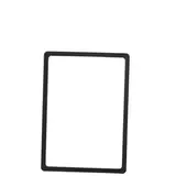 Cadre d’affichage A4 noir ABS – Lot de 10 – signalétique professionnelle, porte affiche