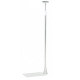 Tige télescopique universelle avec embase grise 39-59,5 cm – Support cadre PLV - Lot de 10