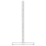 Piétement 2 faces double perforation