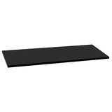 Tablette mélaminée noir 100 x 50 cm ép 19 mm