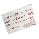 Pochette papier boucherie avec fermeture adhésive 33 x 25 cm - Pochette adhésive boucherie - Paquet de 500