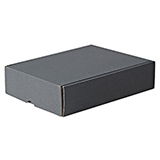 Coffret 3 bouteilles kraft gris anthracite 27 x 32,5 x 8,8 cm - Paquet de 30