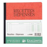 Cahier piqure recettes / dépenses - Comptabilité