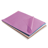 Papier de soie multicolore 5 coloris Color pop Pastel 50 x 75 cm, 240 feuilles - Papiers de soie