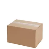Caisse américaine carton, carton simple cannelure 40x30x10/20cm, paquet de 10