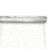 Film fleuriste - Film polypropylène Étoiles or 80 cm x 120 m 35µ