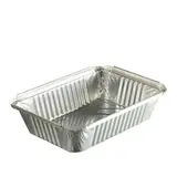 Barquette aluminium 1070 ml 21,8 x 15,5 x 4,6 cm - Plat aluminium - Moule aluminium - Lot de 100