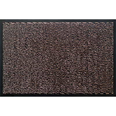 Tapis d'entrée Cahors beige / marron 60 x 80 cm