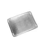 Plateau traiteur carton double face Argent / Or 19 x 28 cm - Plateau buffet - Lot de 25