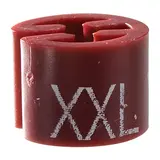 Marque taille XXL bordeaux ø 1,3 cm - Indicateur de taille pour cintre - Paquet de 100