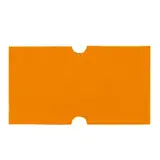 Étiquette orange fluo 21 x 12 mm adhésive pour étiqueteuse - 10 rouleaux de 1000