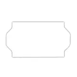 Étiquette blanche 22 x 12 mm adhésive pour étiqueteuse - 10 rouleaux de 1500