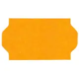 Étiquette orange fluo 22 x 12 mm adhésive pour étiqueteuse - 10 rouleaux de 1500