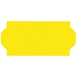 Étiquette jaune 26 x 12 mm adhésive pour étiqueteuse - 10 rouleaux de 1500