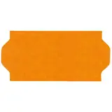 Étiquette orange fluo 26 x 12 mm adhésive pour étiqueteuse - 10 rouleaux de 1500